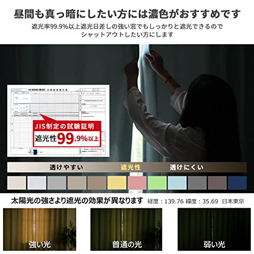 AZRA 遮光カーテン 3