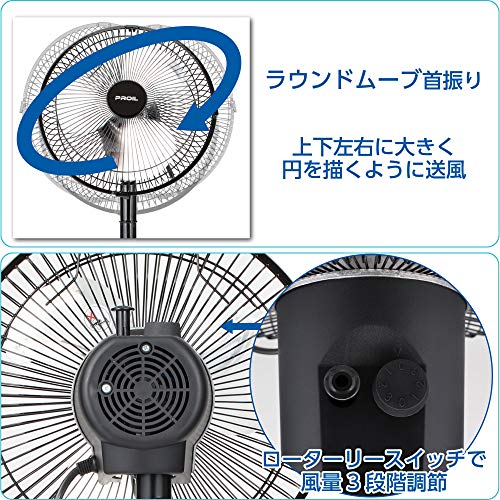 プロイル 工業用扇風機 三脚型 3