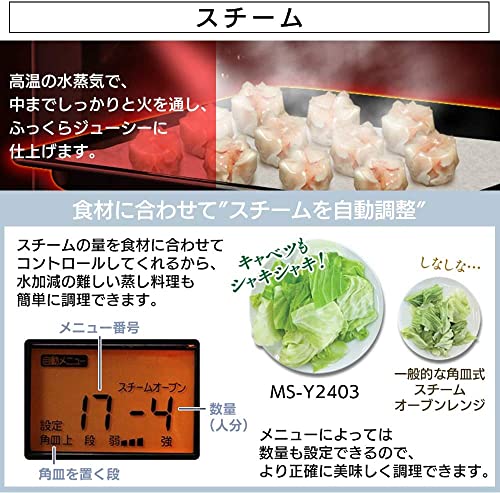 スチーム流水解凍オーブンレンジ 6