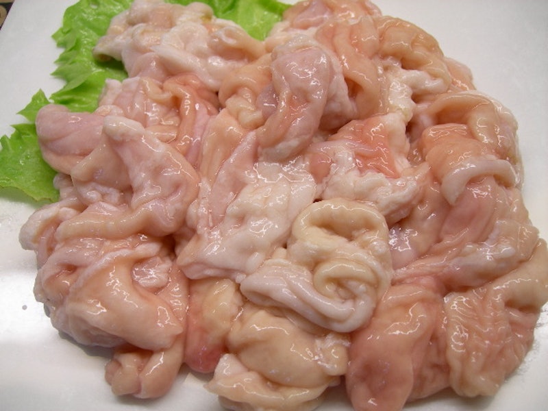 国産豚のホルモン生大腸 1