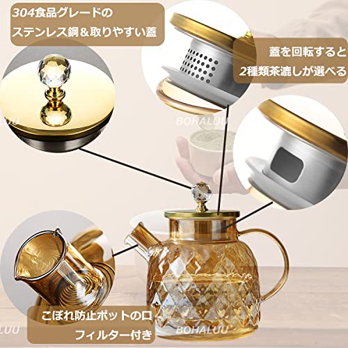 光るダイアモンド紅茶ポット 3