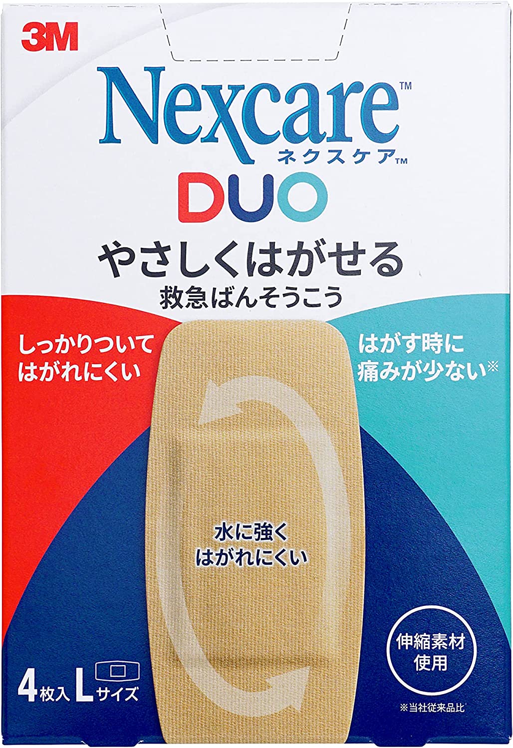ネクスケア DUO やさしくはがせる救急ばんそうこう 1