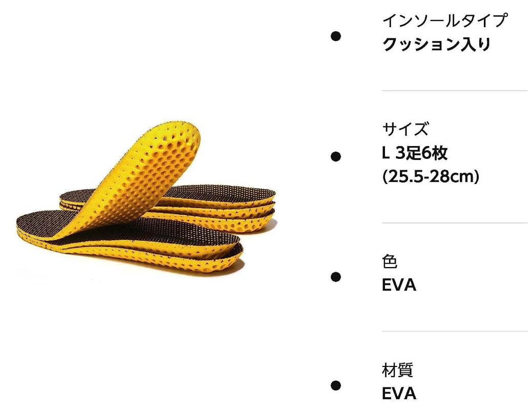 ハニカムインソール 7