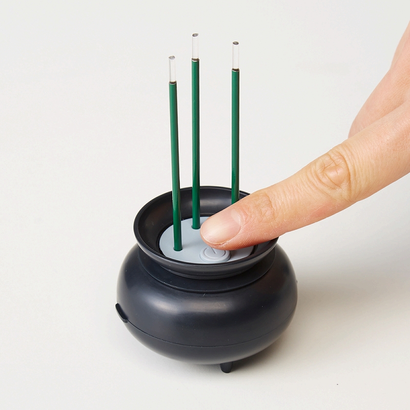火を使わないLED線香自動消灯 8
