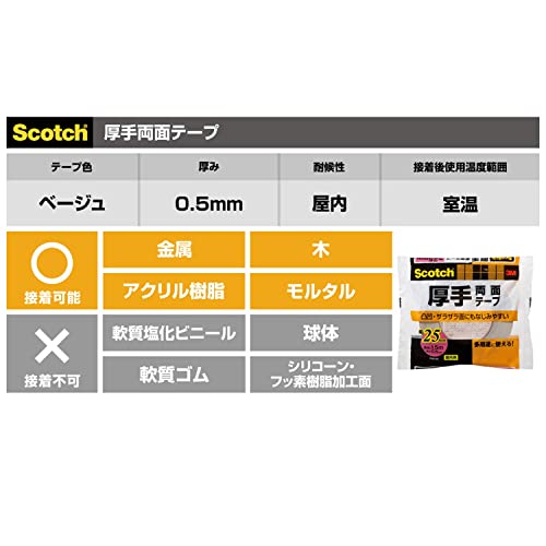 厚手 両面テープ 5