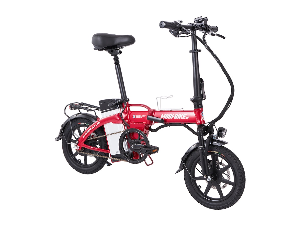 mobimax 48V 電動アシスト自転車 中古品 鍵 充電器付き MOBIMAX JAPAN MOBI-BIKE 48Vを検証レビュー!フル電動自転車の