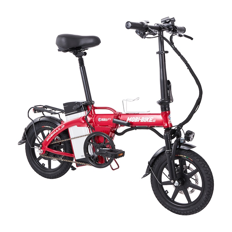 MOBI-BIKE48電動自転車 MOBIMAX JAPAN MOBI-BIKE 48Vを検証レビュー!フル電動自転車の