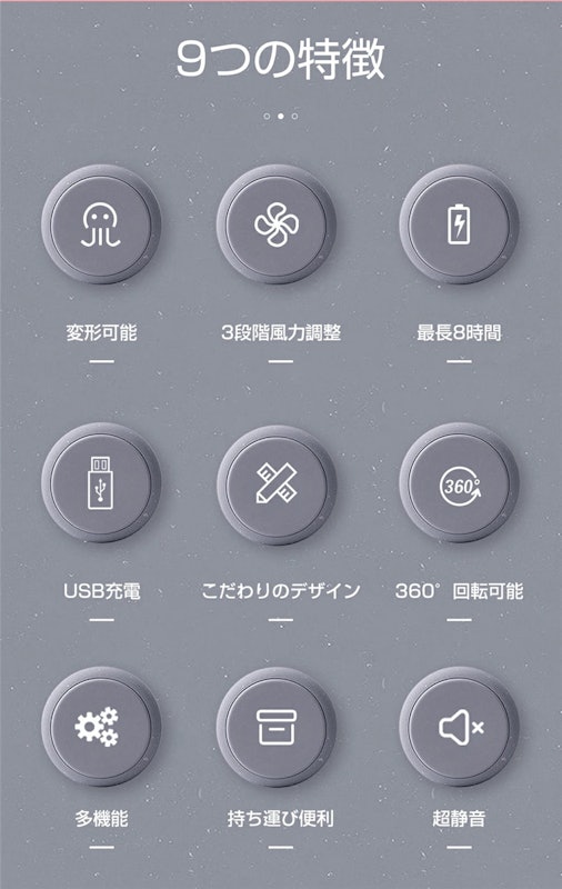 卓上扇風機 3