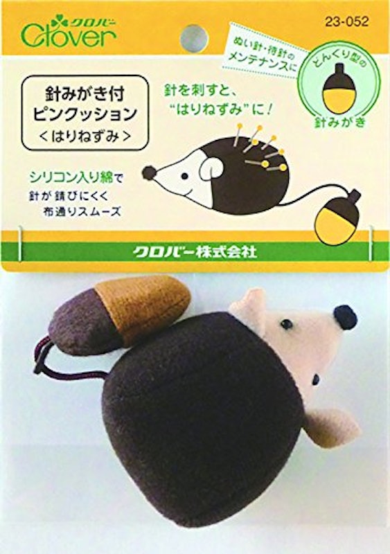 針みがき付ピンクッション はりねずみ 1