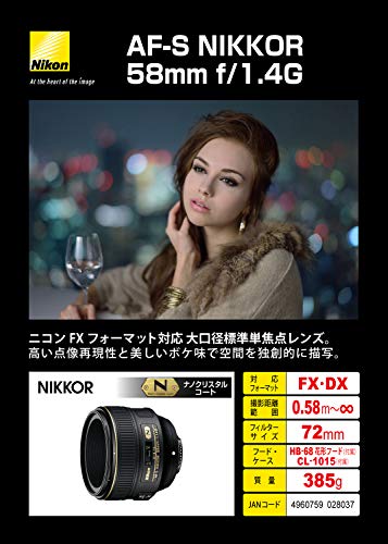 AF-S NIKKOR 58mm f/1.4G 2