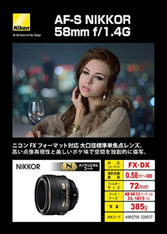 AF-S NIKKOR 58mm f/1.4G 2