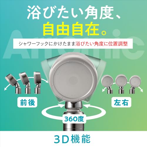 ナノバブル3Dシャワープレミアム シャワーヘッド 3