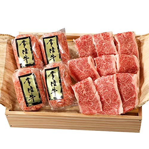 常陸牛 ハンバーグ＆焼肉肩バラセット 1