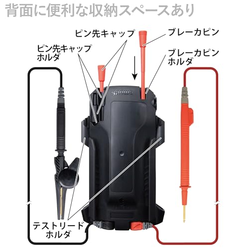 6レンジ式デジタル絶縁抵抗計 4