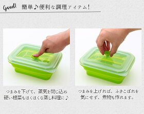 レンジで簡単シリコンスチーマー 4