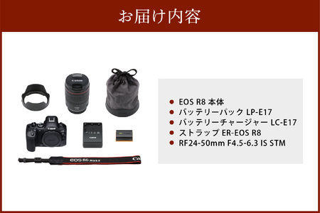 キヤノンミラーレスカメラ EOS R8・RF24-50 IS STM レンズキット 2