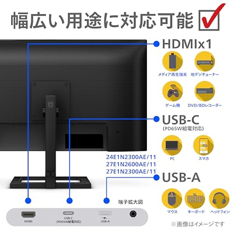 USB-C フル HD 液晶モニター 9