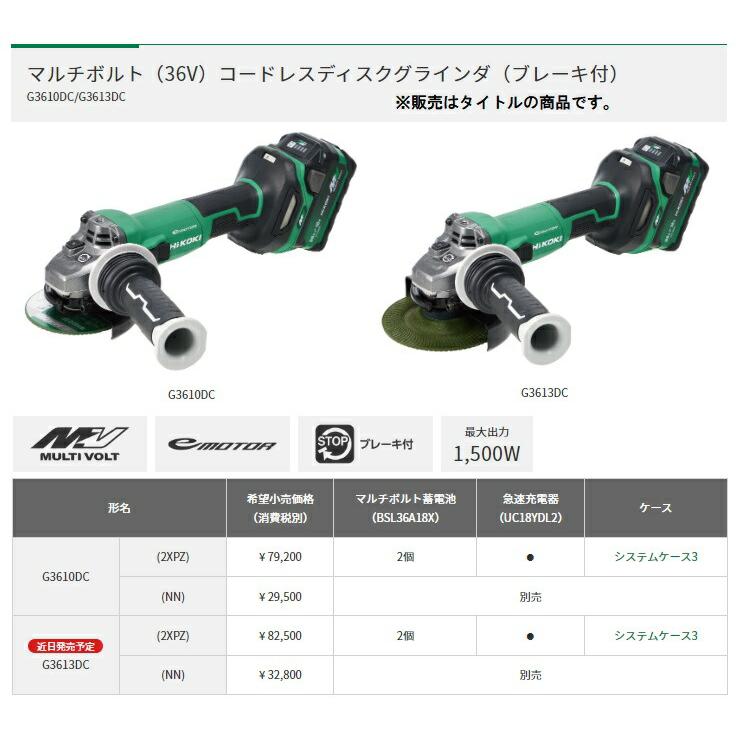 コードレスディスクグラインダ 2