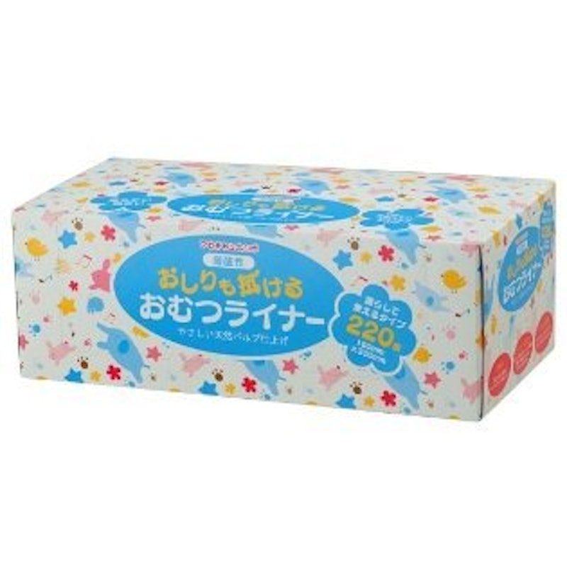 おしりも拭けるおむつライナー 1