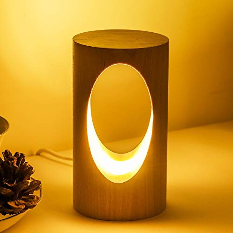 LED 木製電気スタンド 1