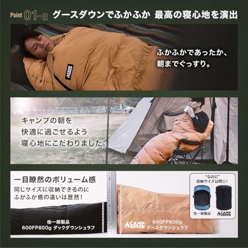 快適睡眠✨グースダウン使用　マミー型寝袋　ダウンシュラフ　ブラック　400ｇ Amazon.co.jp: QEZER シュラフ ダウン 寝袋 コンパクト マミー型