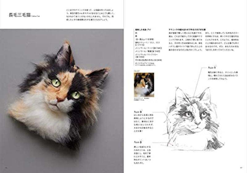 羊毛フェルトから生まれる猫の肖像 「わくねこ」の作り方 14