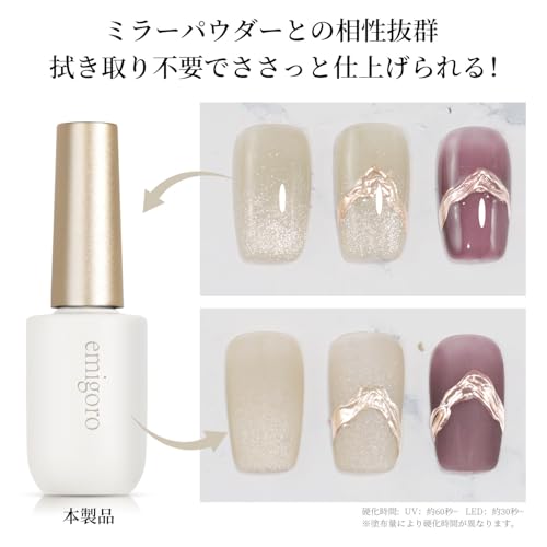 ジェルネイル マットトップコート 3