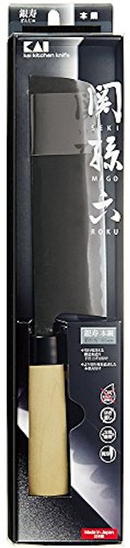 関孫六 銀寿本鋼 和包丁 菜切り 西型 4