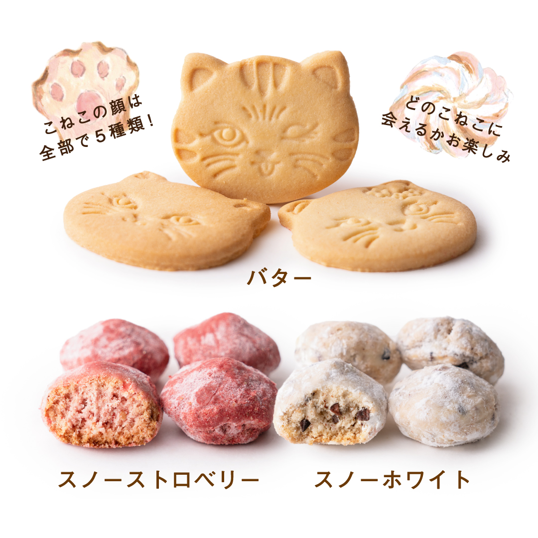 こねこのこねこねクッキー缶 3