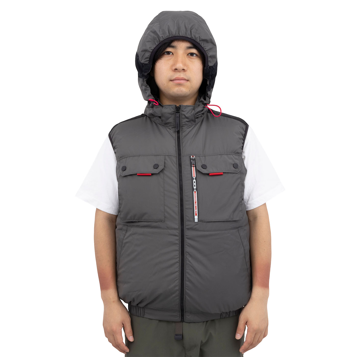 村上被服 HOOH ミドルファンフードベスト V1129を検証レビュー！ファン