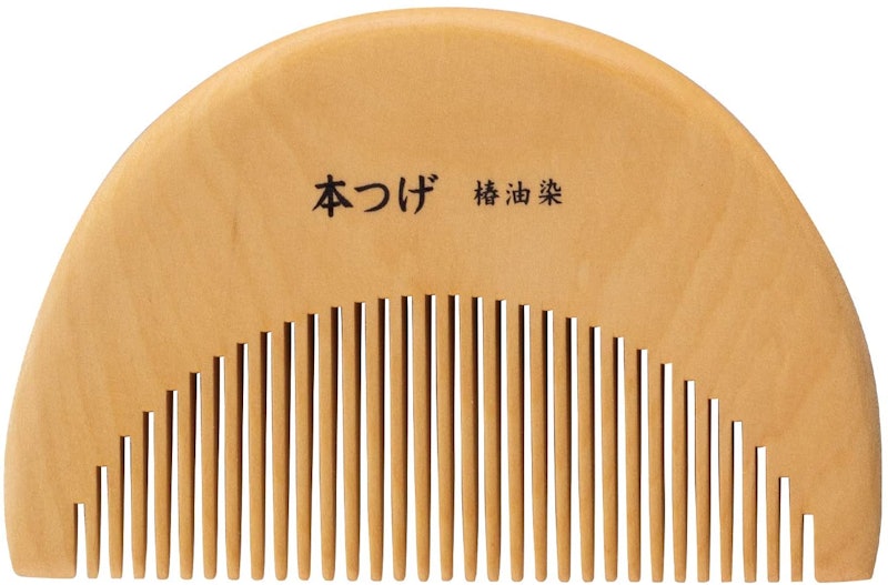 つげ櫛 半月形 1