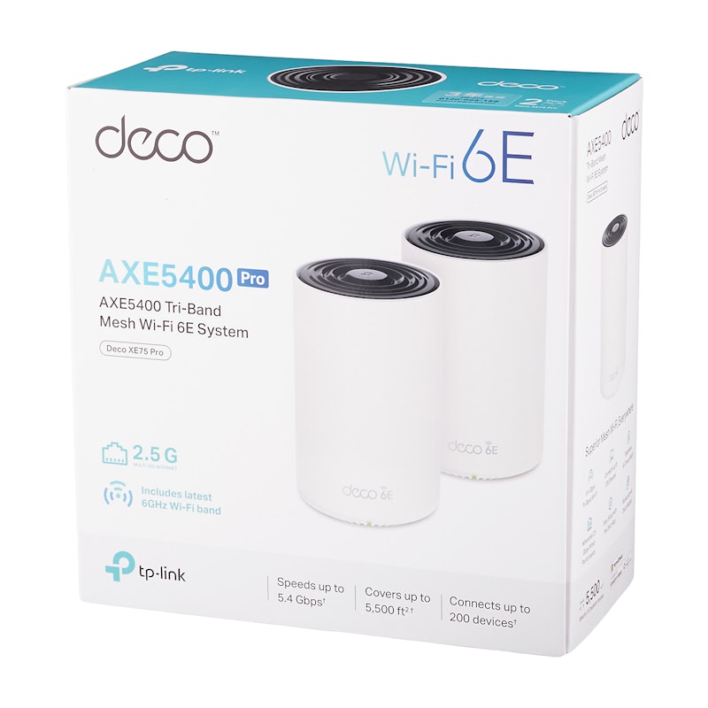 TP-Link AXE5400 トライバンドメッシュWi-Fi 6Eシステム Deco XE75 Pro TP-Link AXE5400 トライバンドメッシュWi-Fi 6Eシステム Deco XE75 Pro