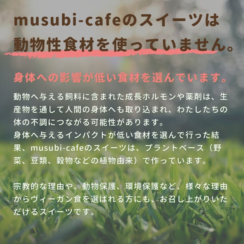 musubi cafe 京豆腐の生チョコレートケーキ 6