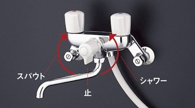 2ハンドル混合栓 3