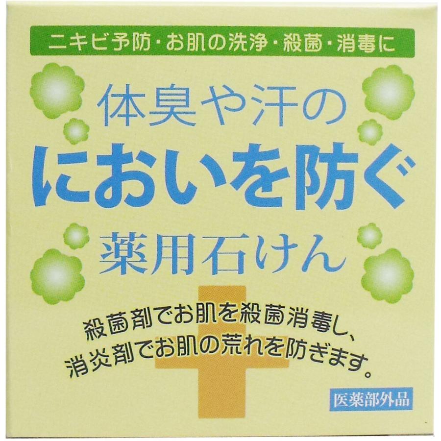 体臭や汗のにおいを防ぐ 薬用石けん 1
