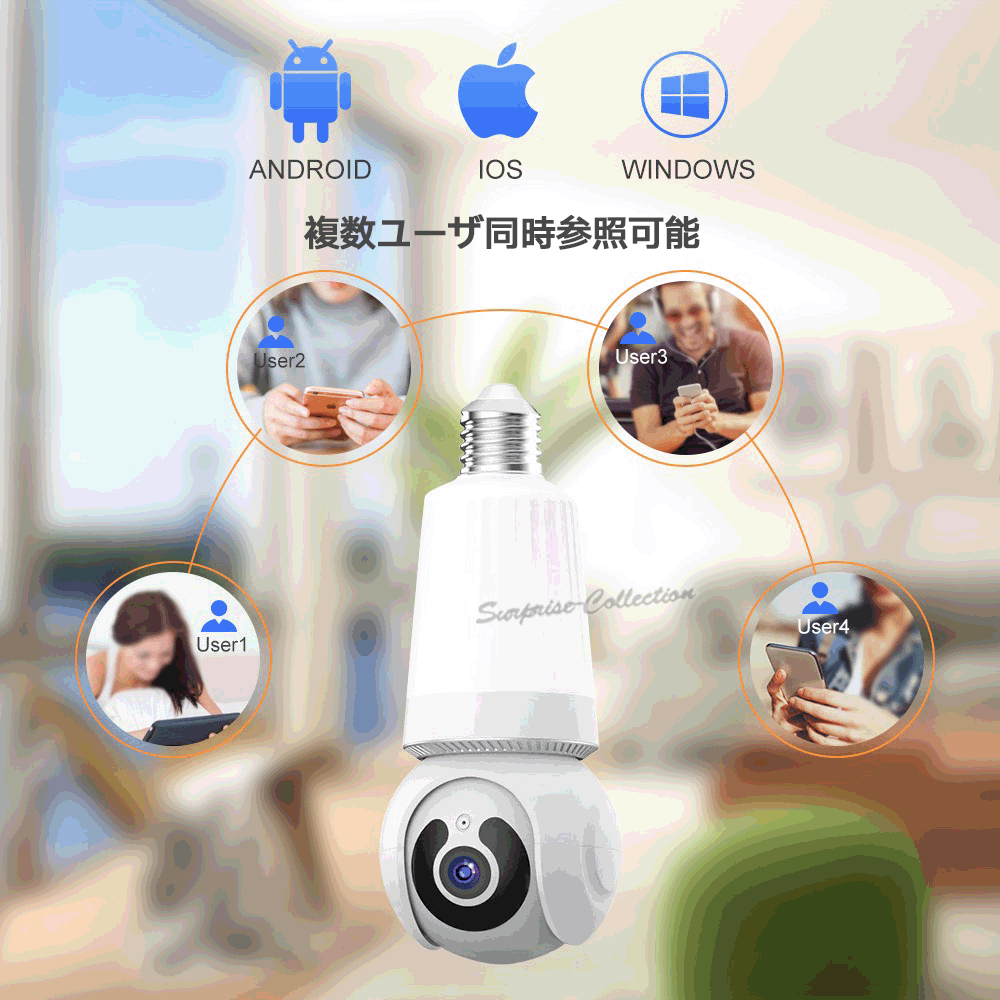 LED電球型防犯カメラ 7