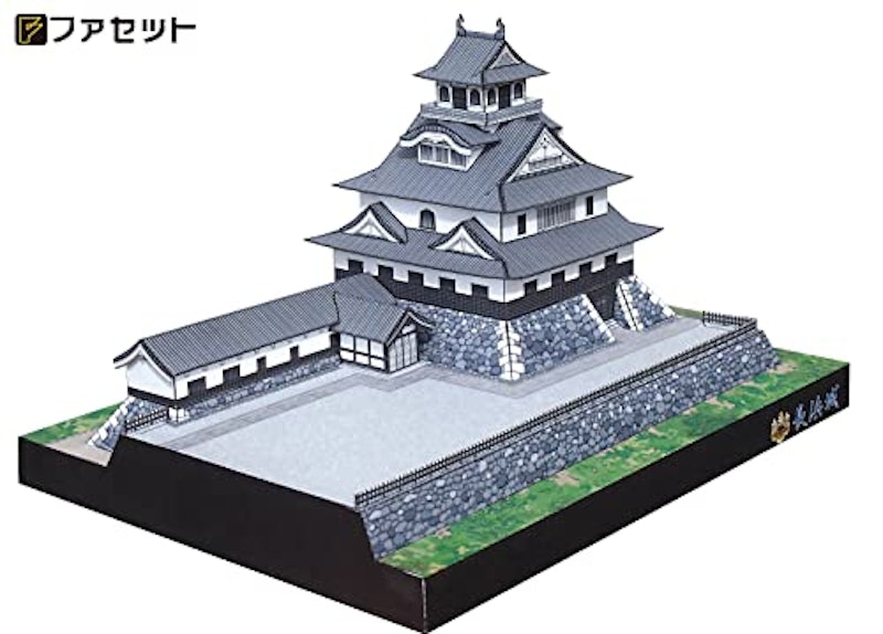 ペーパークラフト 日本の名城シリーズ1/300 長浜城 1