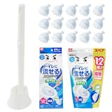 使い捨てトイレブラシのおすすめ人気ランキング【流せるタイプも!2026年】 1