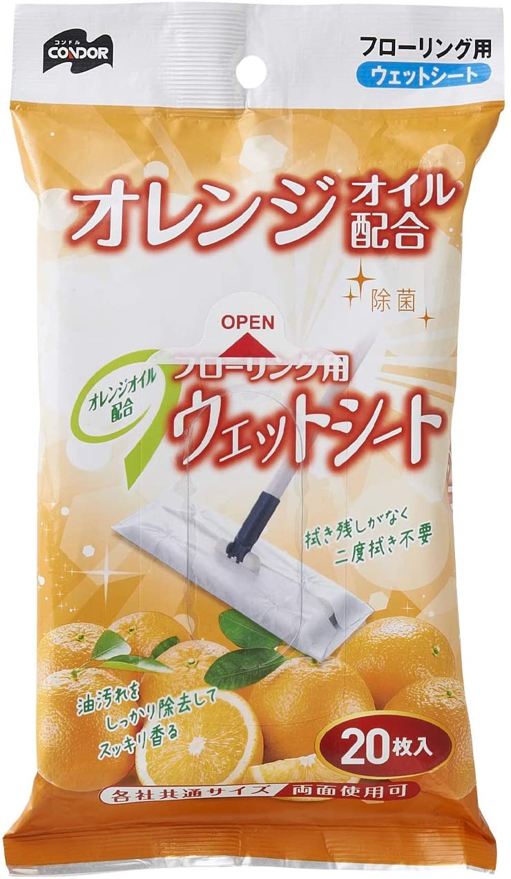 フローリング用ウェットシート オレンジオイル配合 1