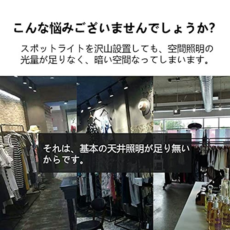 ダクトレール用 LEDシーリングライト 3