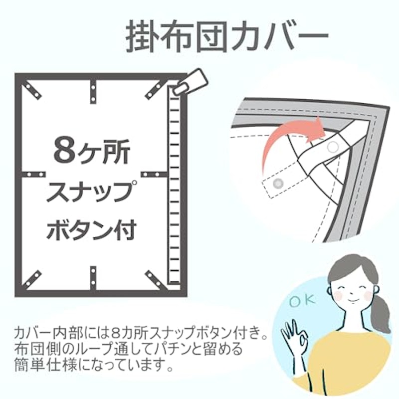 掛ふとんカバー 「テンポ」 3