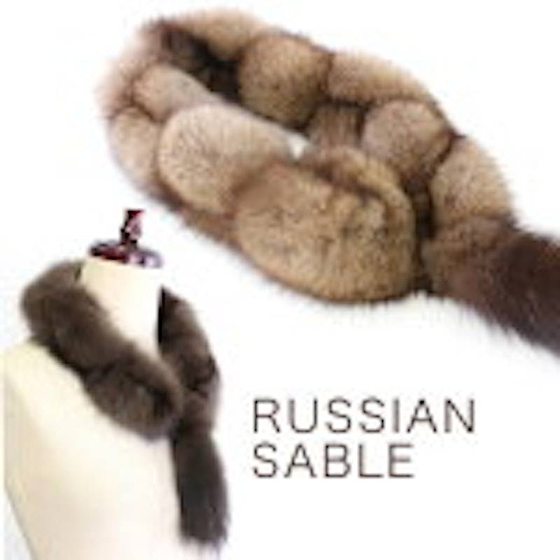 ロシアンセーブルリングマフラー 1