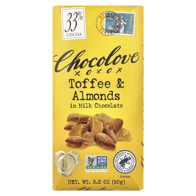 Toffee & Almonds in Milk Chocolate 1
