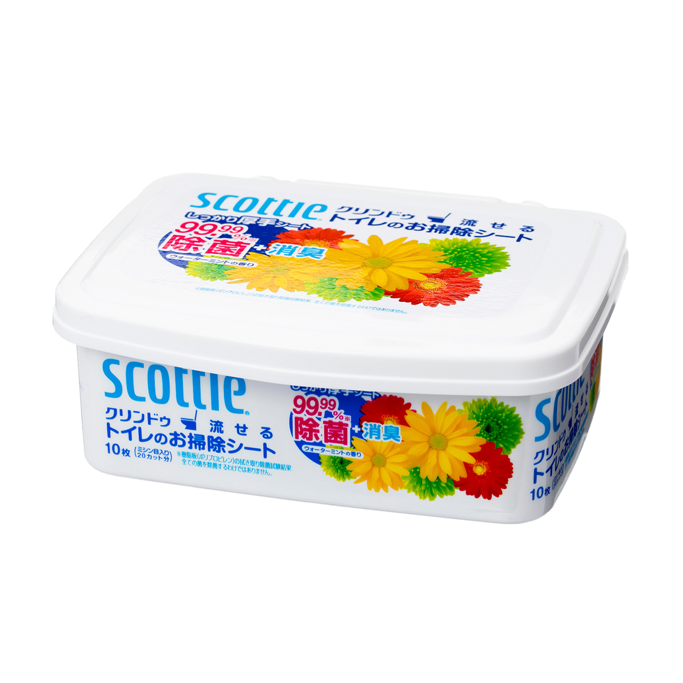 スコッティ 流せるトイレのお掃除シート 1