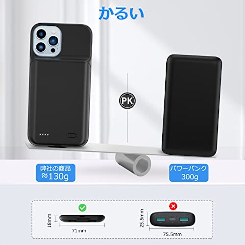 iPhone 13 Proバッテリー内蔵ケース 6