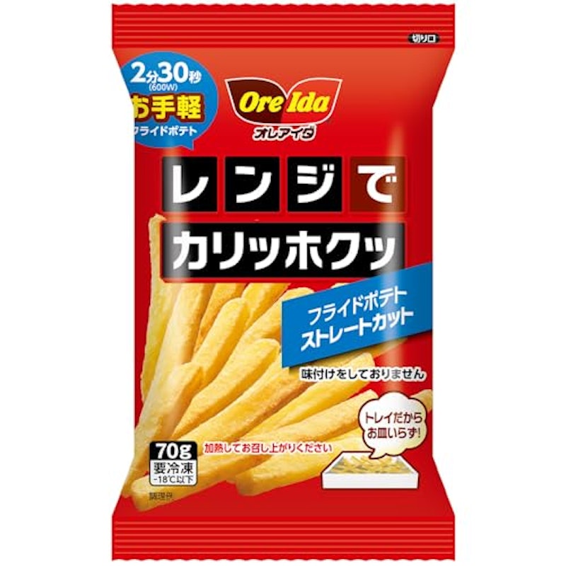 レンジでカリッホクッフライドポテト 1
