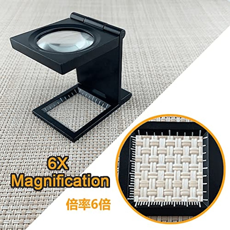 折りたたみ式スタンド縞見ルーペ 3