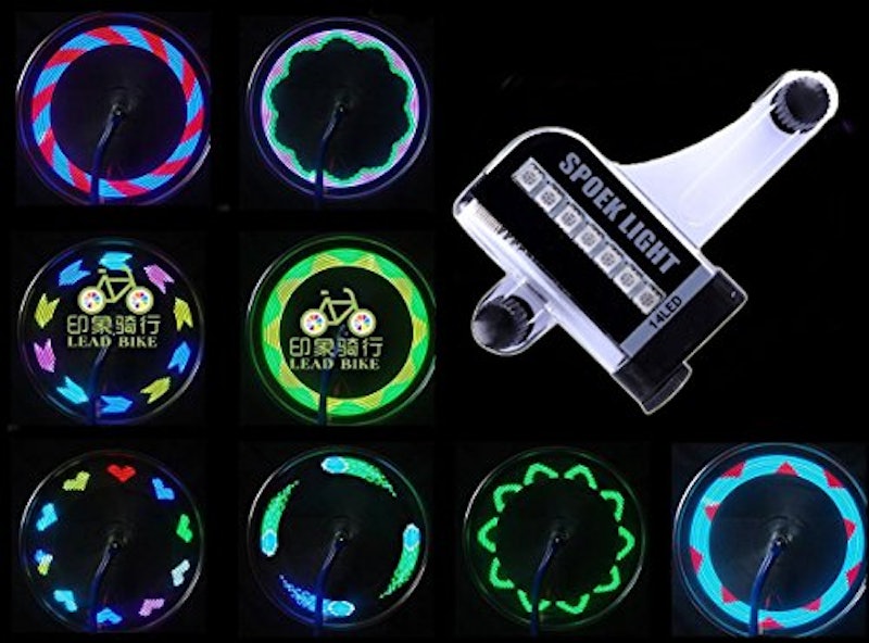 自転車タイヤ用LEDライト 1