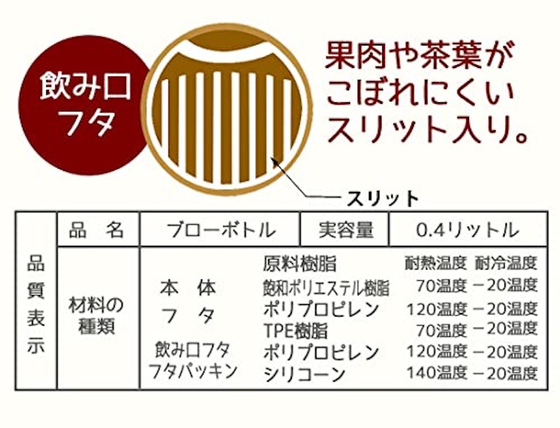 シンプルデザインブローボトル 6