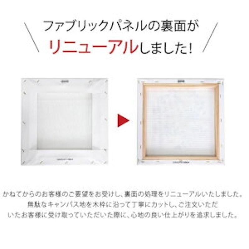 フラワーモチーフ ファブリックパネル 3